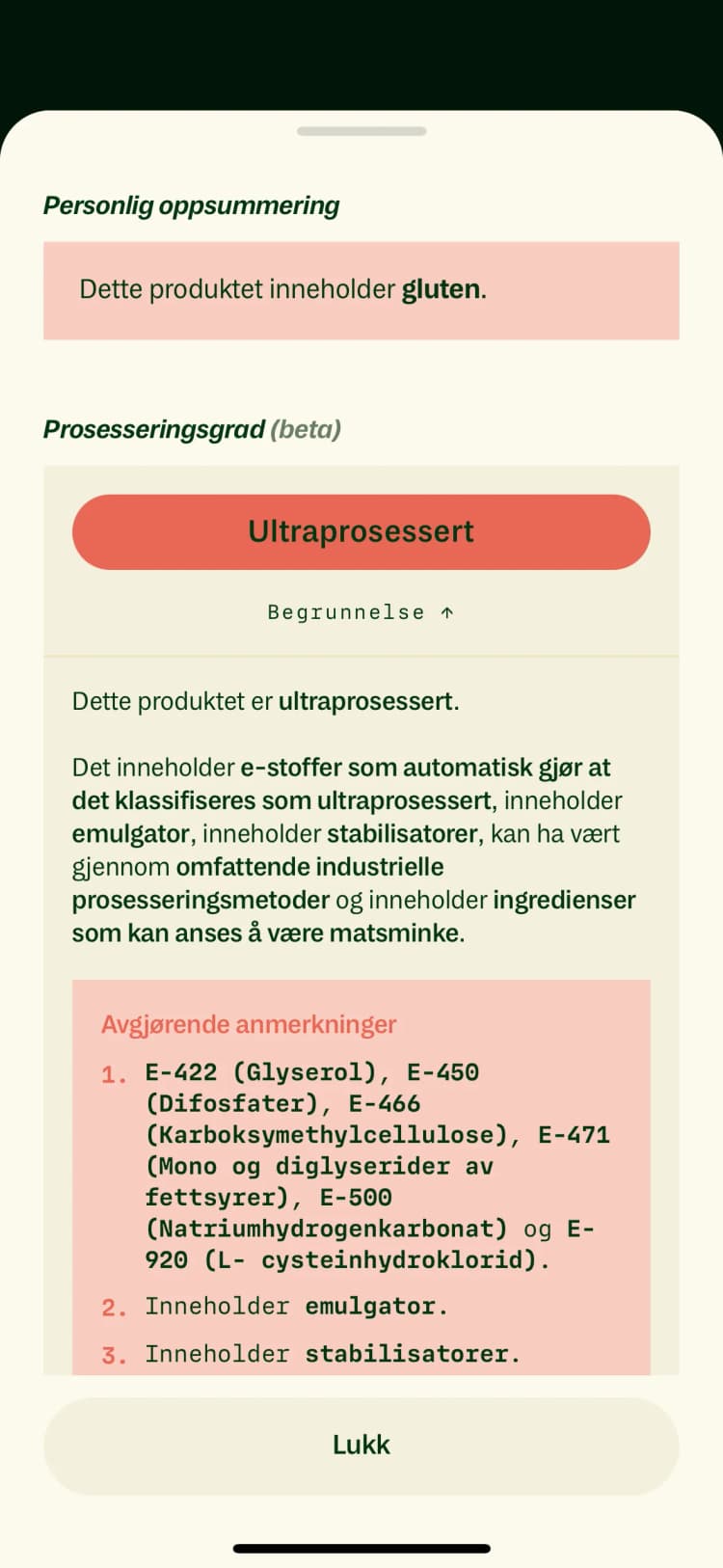 Frifor app product details